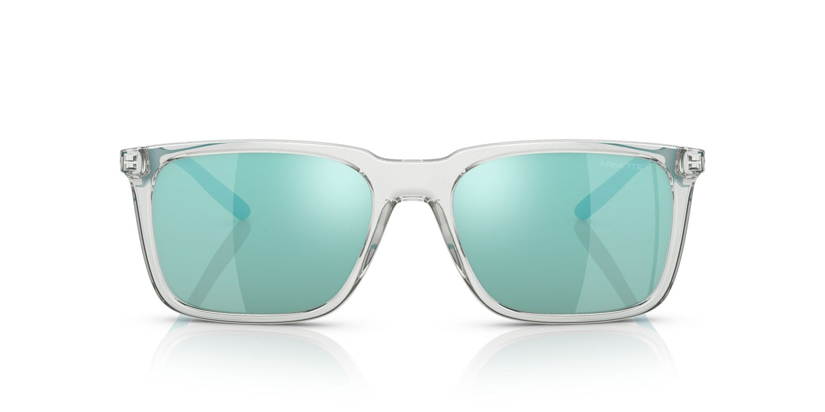 Arnette Trigon 0AN4314 285825 56 Transparent Grey / Light Azure Mirror Teal 56 / Plastic / Plastic