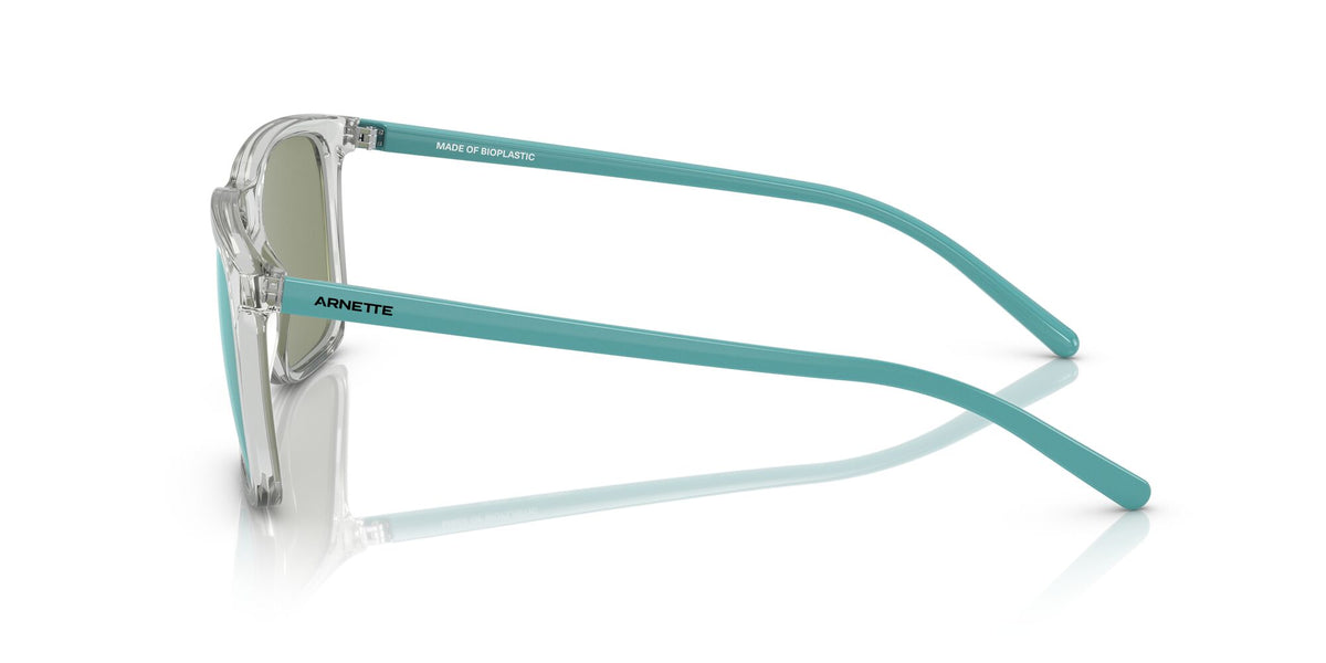 Arnette Trigon 0AN4314 285825 56 Transparent Grey / Light Azure Mirror Teal 56 / Plastic / Plastic