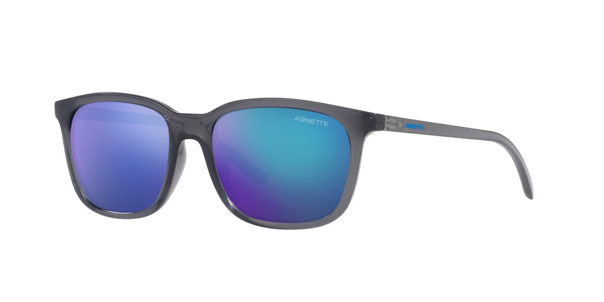 Arnette C'Roll 0AN4316 278655 51 Transparent Grey / Green Mirror Blue 51 / Polycarbonate / Injected / Injected