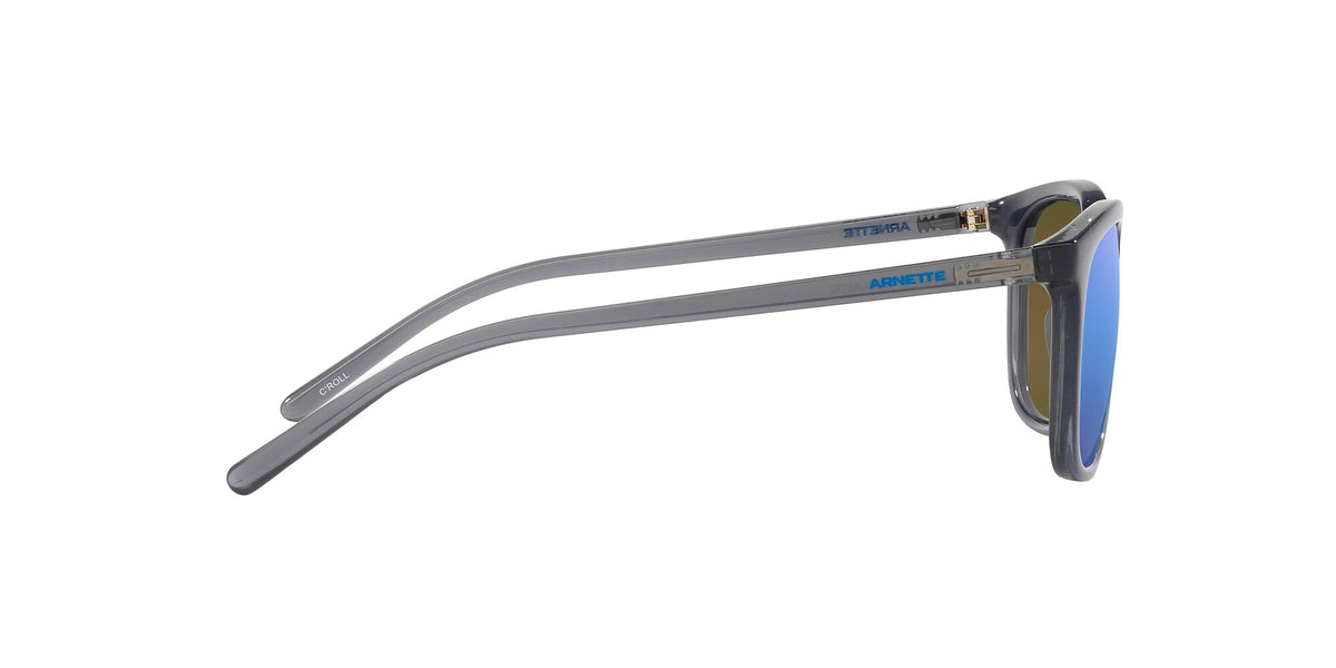 Arnette C'Roll 0AN4316 278655 51 Transparent Grey / Green Mirror Blue 51 / Polycarbonate / Injected / Injected