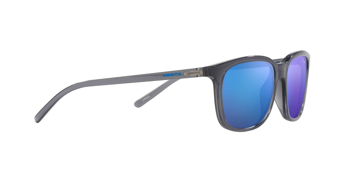 Arnette C'Roll 0AN4316 278655 51 Transparent Grey / Green Mirror Blue 51 / Polycarbonate / Injected / Injected