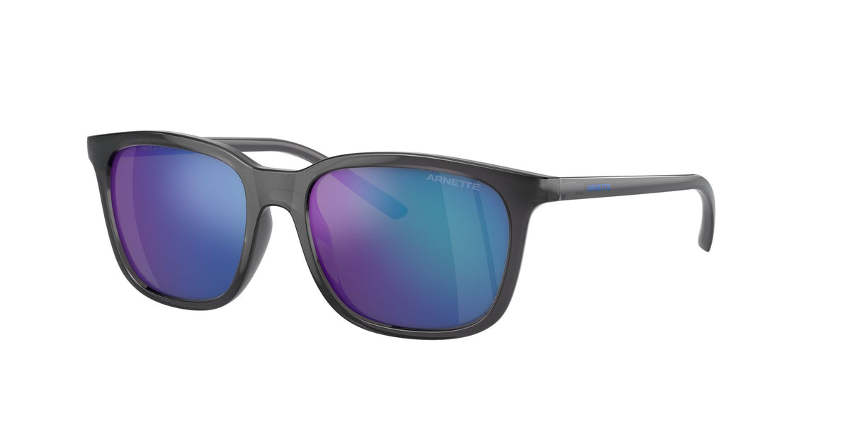 Arnette C'Roll 0AN4316 278655 51 Transparent Grey / Green Mirror Blue 51 / Polycarbonate / Injected / Injected