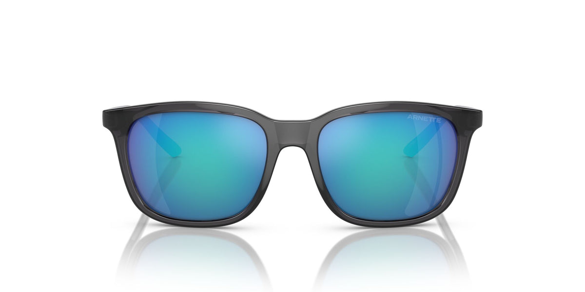 Arnette C'Roll 0AN4316 278655 51 Transparent Grey / Green Mirror Blue 51 / Polycarbonate / Injected / Injected
