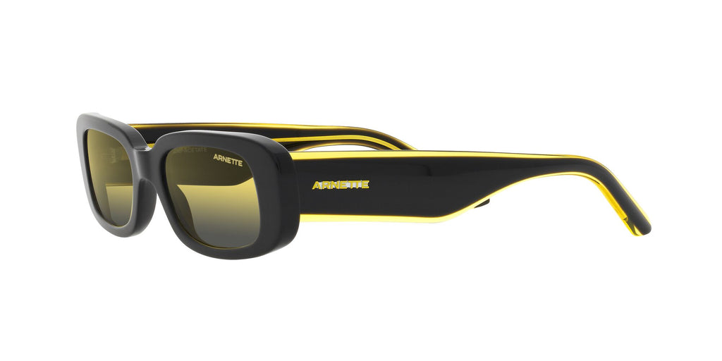 Arnette Litty 0AN4317 12412Q 50 Black / Fifty Black/Yellow 50 / Polyamide Bio / Acetate / Acetate