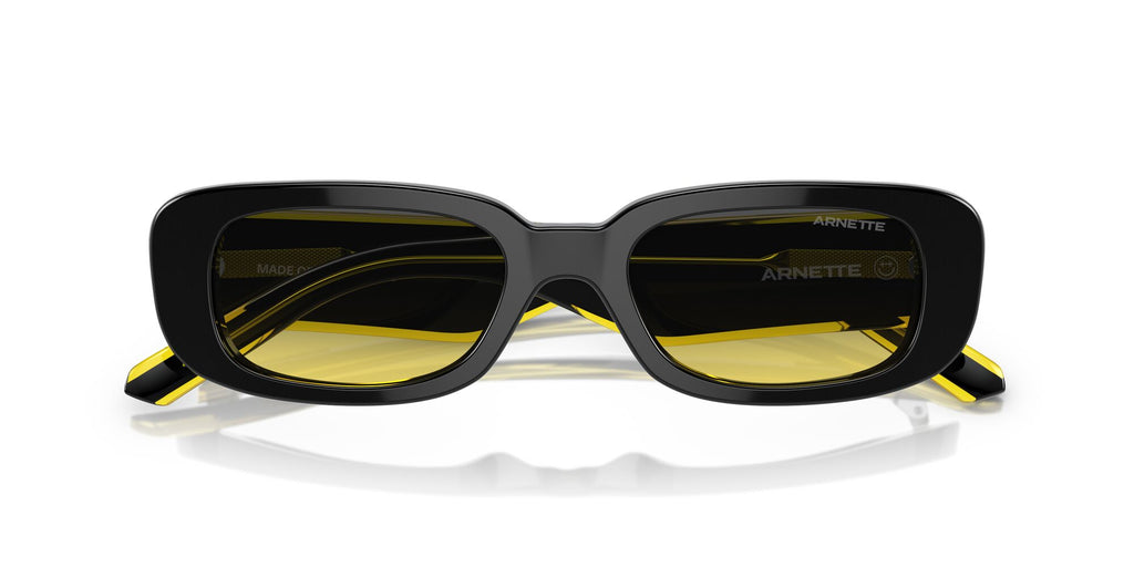 Arnette Litty 0AN4317 12412Q 50 Black / Fifty Black/Yellow 50 / Polyamide Bio / Acetate / Acetate