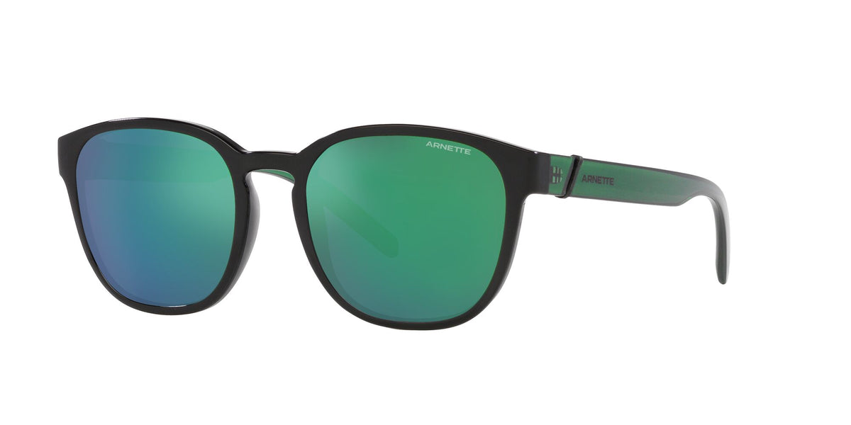 Arnette Barranco 0AN4319 2871F2 53 Black / Green Mirror 53 / Polycarbonate / Injected / Injected