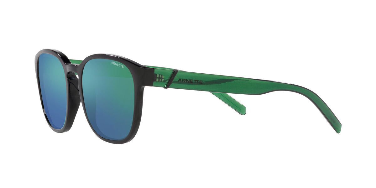 Arnette Barranco 0AN4319 2871F2 53 Black / Green Mirror 53 / Polycarbonate / Injected / Injected
