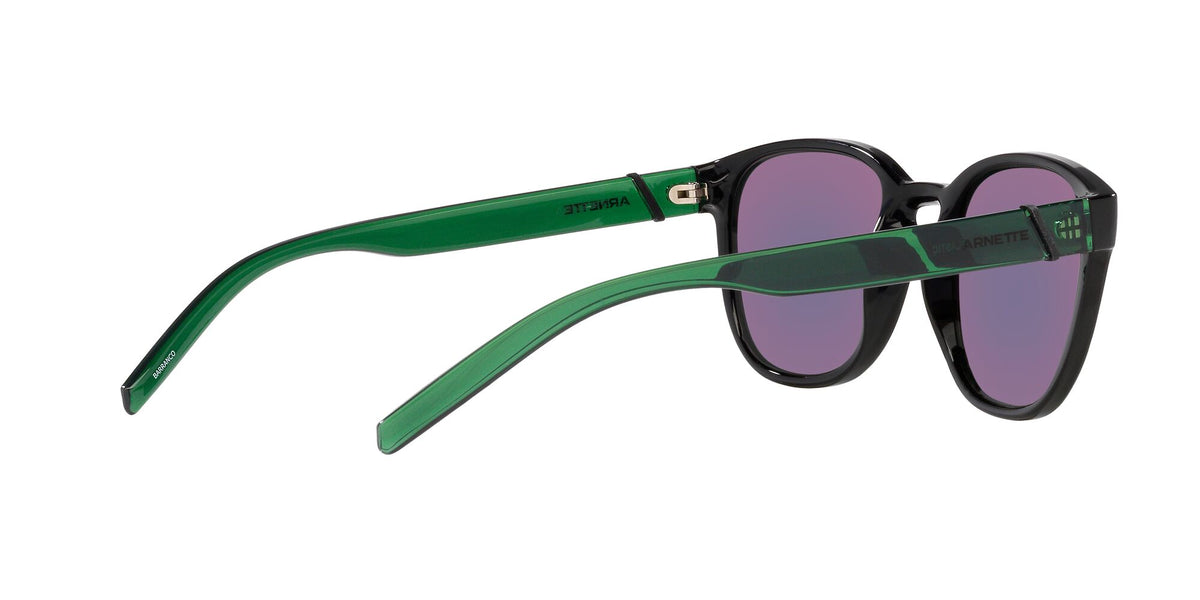 Arnette Barranco 0AN4319 2871F2 53 Black / Green Mirror 53 / Polycarbonate / Injected / Injected