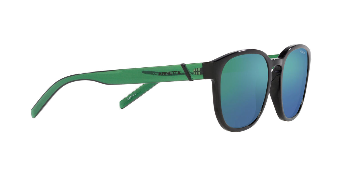 Arnette Barranco 0AN4319 2871F2 53 Black / Green Mirror 53 / Polycarbonate / Injected / Injected