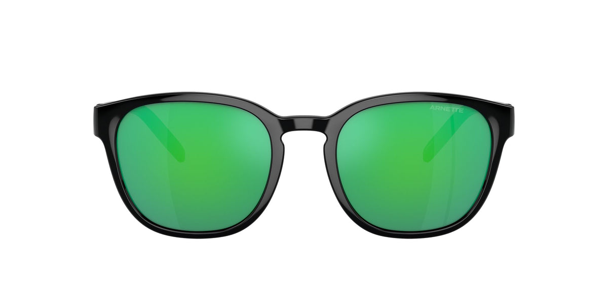 Arnette Barranco 0AN4319 2871F2 53 Black / Green Mirror 53 / Polycarbonate / Injected / Injected
