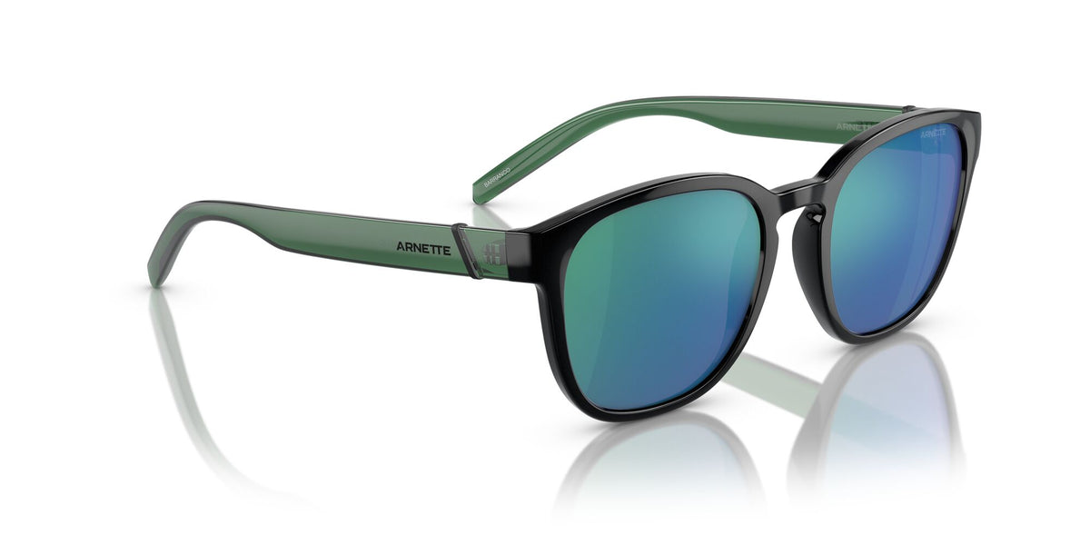 Arnette Barranco 0AN4319 2871F2 53 Black / Green Mirror 53 / Polycarbonate / Injected / Injected