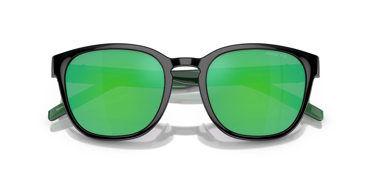 Arnette Barranco 0AN4319 2871F2 53 Black / Green Mirror 53 / Polycarbonate / Injected / Injected