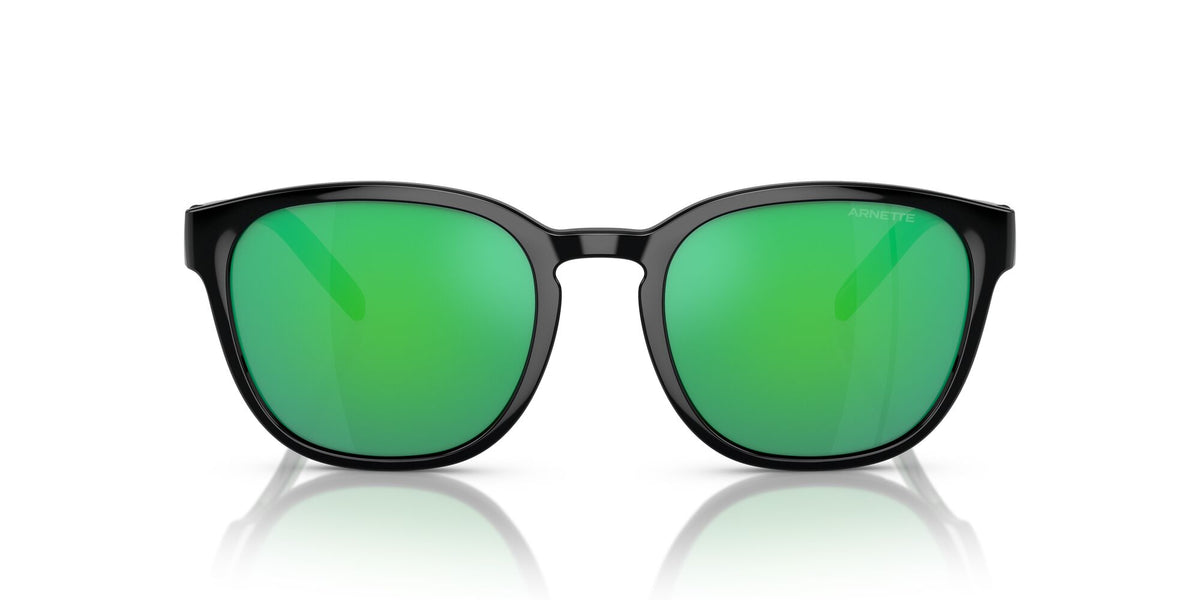 Arnette Barranco 0AN4319 2871F2 53 Black / Green Mirror 53 / Polycarbonate / Injected / Injected