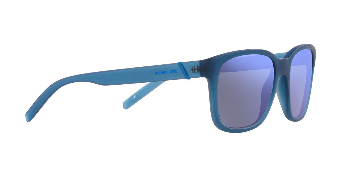 Arnette Surry H 0AN4320 286822 55 Matte Transparent Blue / Dark Grey Mirror Water Polarized 55 / Polycarbonate / Injected / Injected