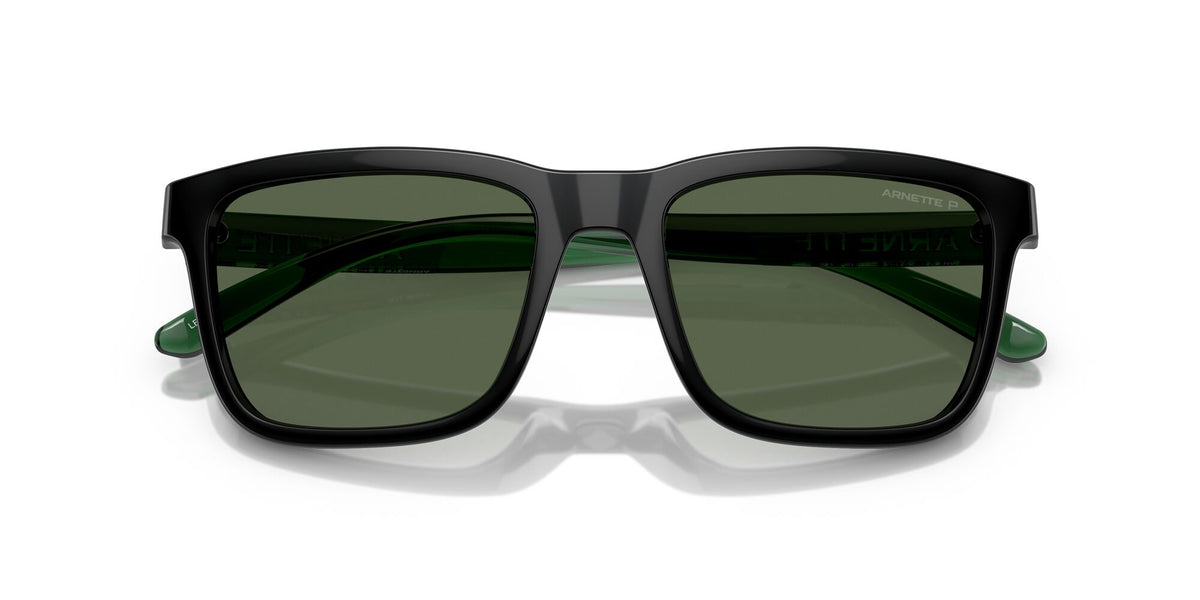 Arnette Lebowl 0AN4321 28719A 54 Black / Dark Green Polarized 54 / Polycarbonate / Injected / Injected