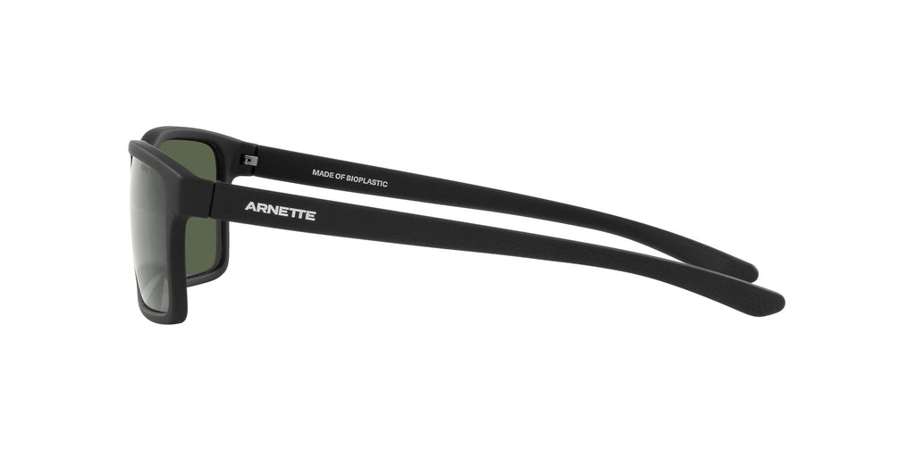 Arnette Mwamba 0AN4322 27589A 57 Matte Black / Dark Green Polarized 57 / Polycarbonate / Injected / Injected