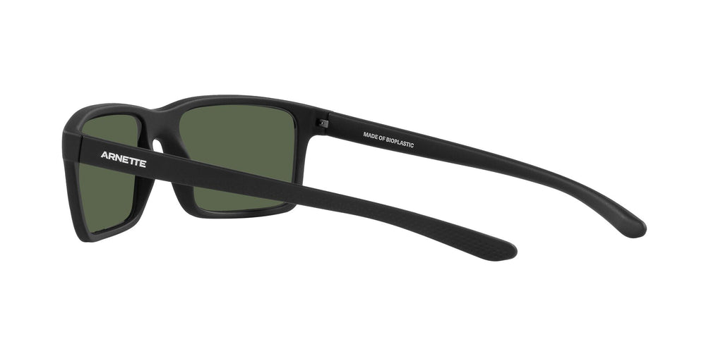 Arnette Mwamba 0AN4322 27589A 57 Matte Black / Dark Green Polarized 57 / Polycarbonate / Injected / Injected