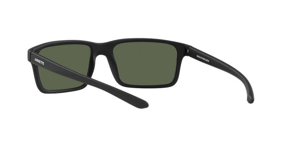 Arnette Mwamba 0AN4322 27589A 57 Matte Black / Dark Green Polarized 57 / Polycarbonate / Injected / Injected