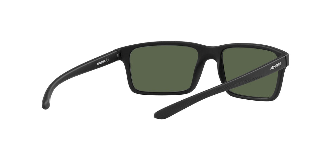 Arnette Mwamba 0AN4322 27589A 57 Matte Black / Dark Green Polarized 57 / Polycarbonate / Injected / Injected