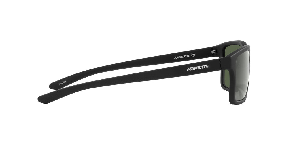 Arnette Mwamba 0AN4322 27589A 57 Matte Black / Dark Green Polarized 57 / Polycarbonate / Injected / Injected