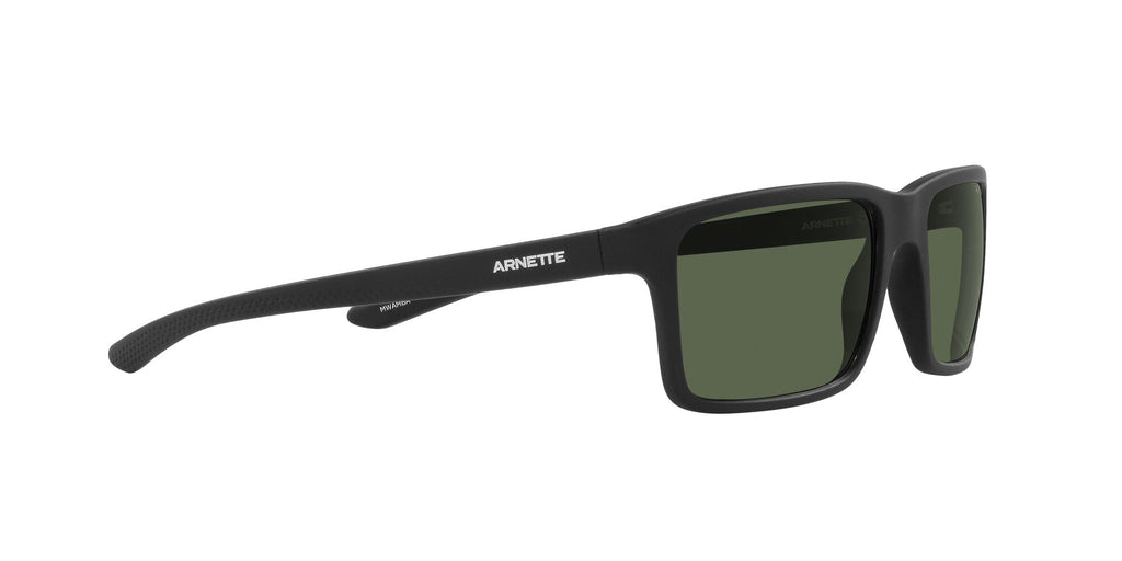 Arnette Mwamba 0AN4322 27589A 57 Matte Black / Dark Green Polarized 57 / Polycarbonate / Injected / Injected