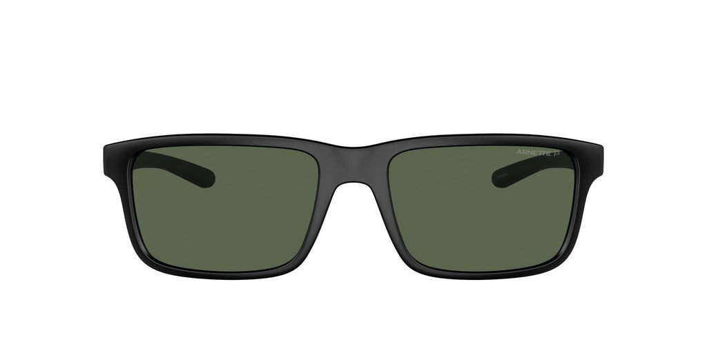 Arnette Mwamba 0AN4322 27589A 57 Matte Black / Dark Green Polarized 57 / Polycarbonate / Injected / Injected