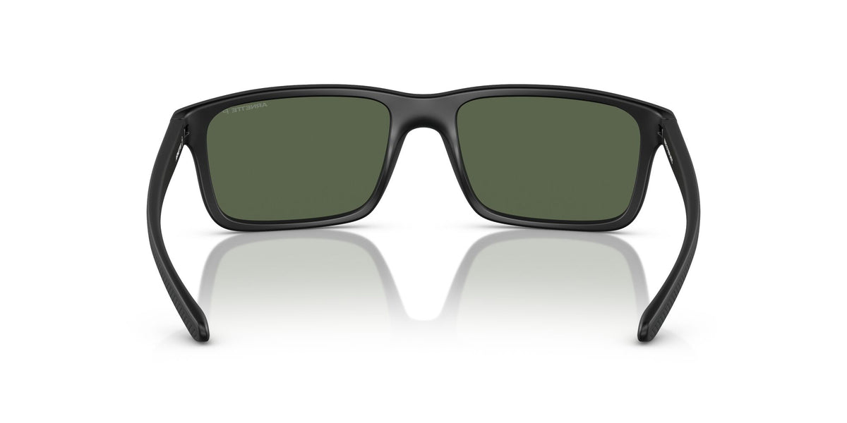Arnette Mwamba 0AN4322 27589A 57 Matte Black / Dark Green Polarized 57 / Polycarbonate / Injected / Injected