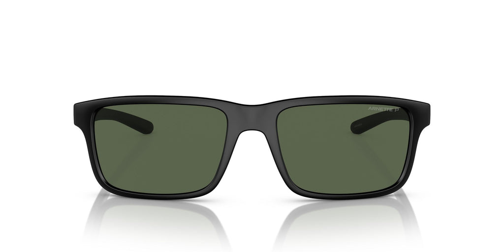 Arnette Mwamba 0AN4322 27589A 57 Matte Black / Dark Green Polarized 57 / Polycarbonate / Injected / Injected