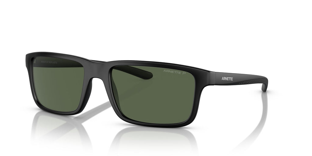 Arnette Mwamba 0AN4322 27589A 57 Matte Black / Dark Green Polarized 57 / Polycarbonate / Injected / Injected