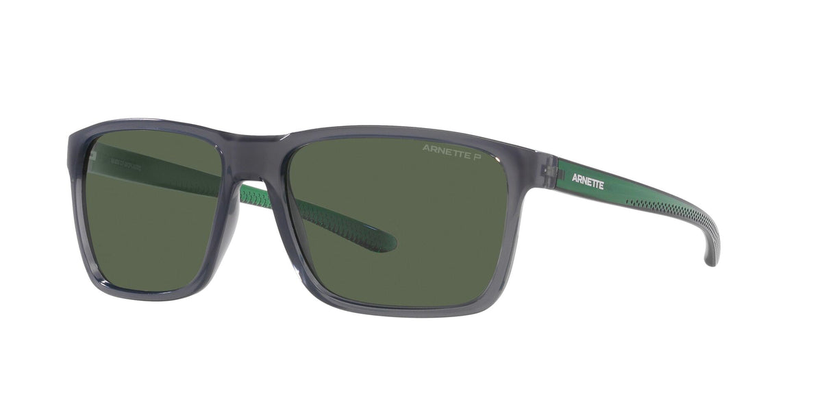 Arnette Sokatra 0AN4323 27869A 59 Transparent Grey / Dark Green Polarized 59 / Polycarbonate / Injected / Injected