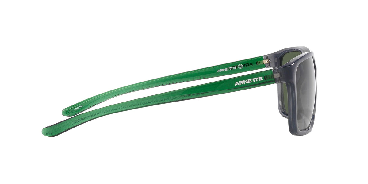 Arnette Sokatra 0AN4323 27869A 59 Transparent Grey / Dark Green Polarized 59 / Polycarbonate / Injected / Injected