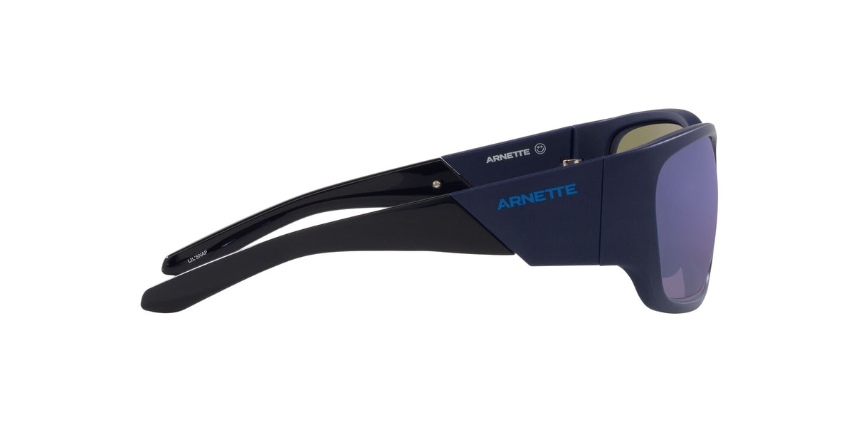 Arnette Lil' Snap 0AN4324 276222 61 Matte Blue / Dark Grey Mirror Water Polarized 61 / Polycarbonate / Injected / Injected
