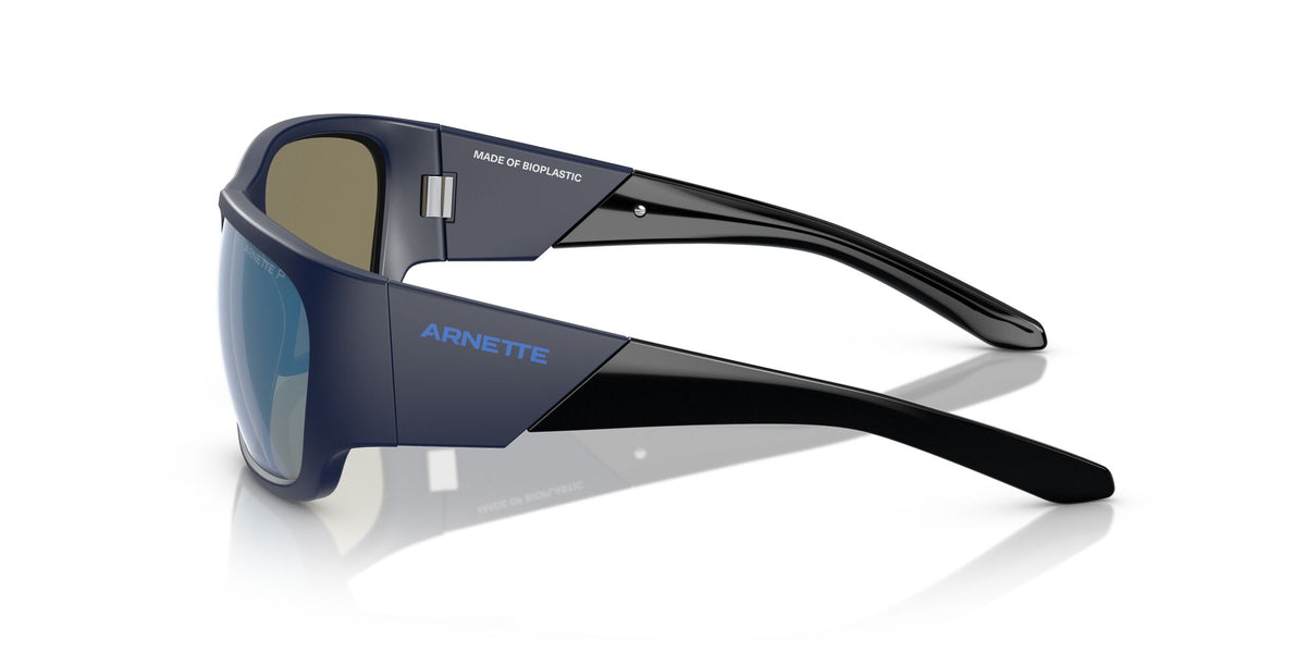 Arnette Lil' Snap 0AN4324 276222 61 Matte Blue / Dark Grey Mirror Water Polarized 61 / Polycarbonate / Injected / Injected