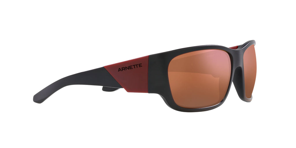 Arnette Lil' Snap 0AN4324 28056Q 61 Matte Black / Grey Mirror Orange/Yellow 61 / Polycarbonate / Injected / Injected