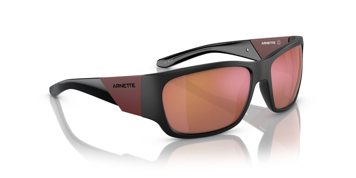 Arnette Lil' Snap 0AN4324 28056Q 61 Matte Black / Grey Mirror Orange/Yellow 61 / Polycarbonate / Injected / Injected