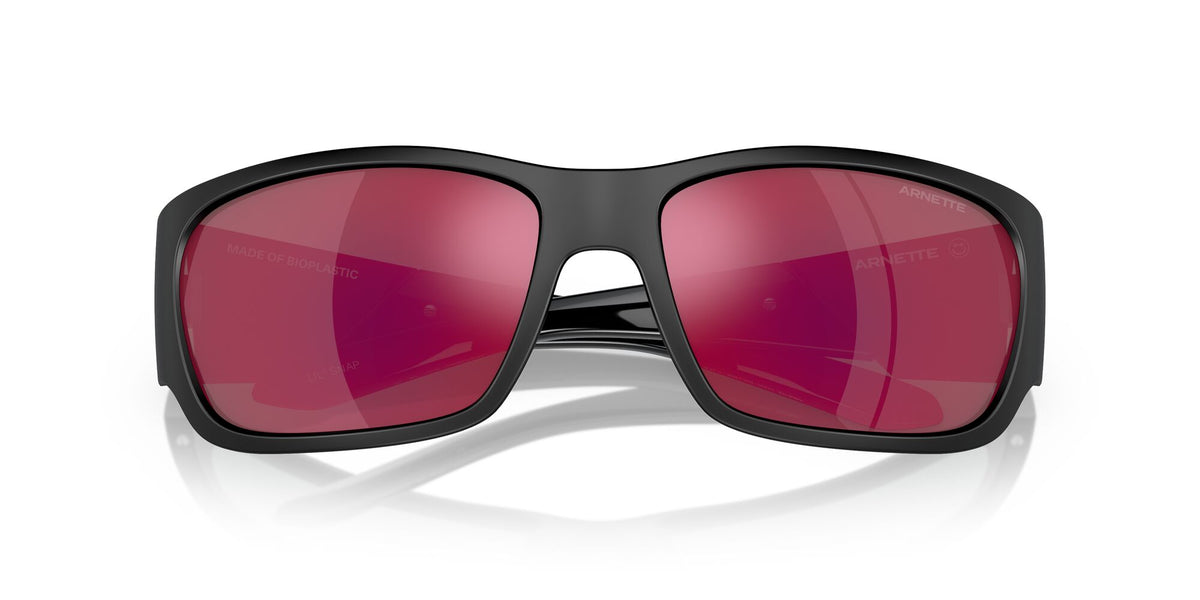 Arnette Lil' Snap 0AN4324 28056Q 61 Matte Black / Grey Mirror Orange/Yellow 61 / Polycarbonate / Injected / Injected