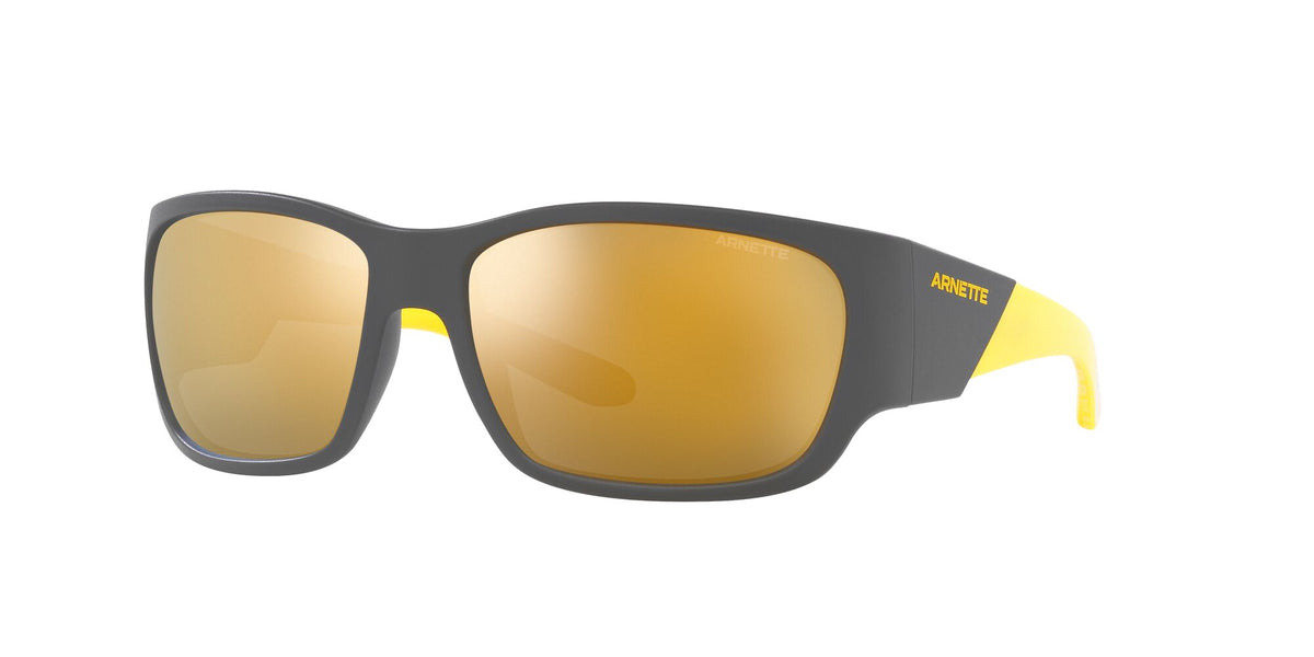 Arnette Lil' Snap 0AN4324 28775A 61 Matte Grey / Gold 61 / Polycarbonate / Injected / Injected