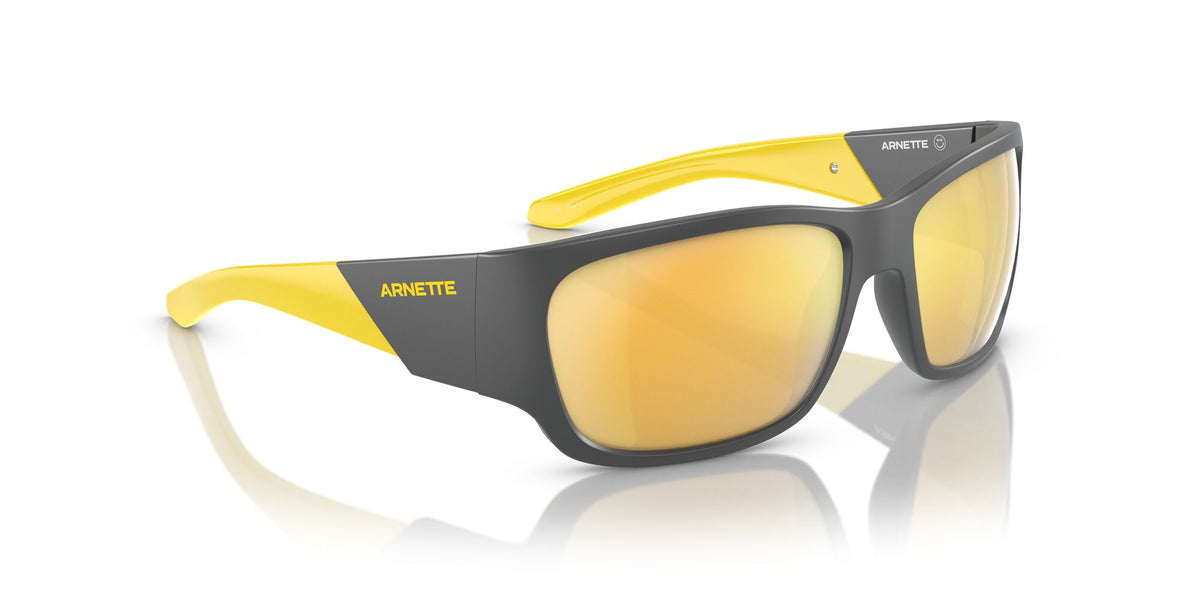 Arnette Lil' Snap 0AN4324 28775A 61 Matte Grey / Gold 61 / Polycarbonate / Injected / Injected