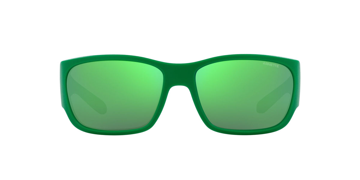 Arnette Lil' Snap 0AN4324 2878F2 61 Matte Green / Green Mirror 61 / Polycarbonate / Injected / Injected