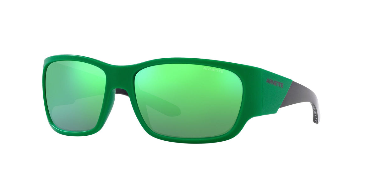 Arnette Lil' Snap 0AN4324 2878F2 61 Matte Green / Green Mirror 61 / Polycarbonate / Injected / Injected