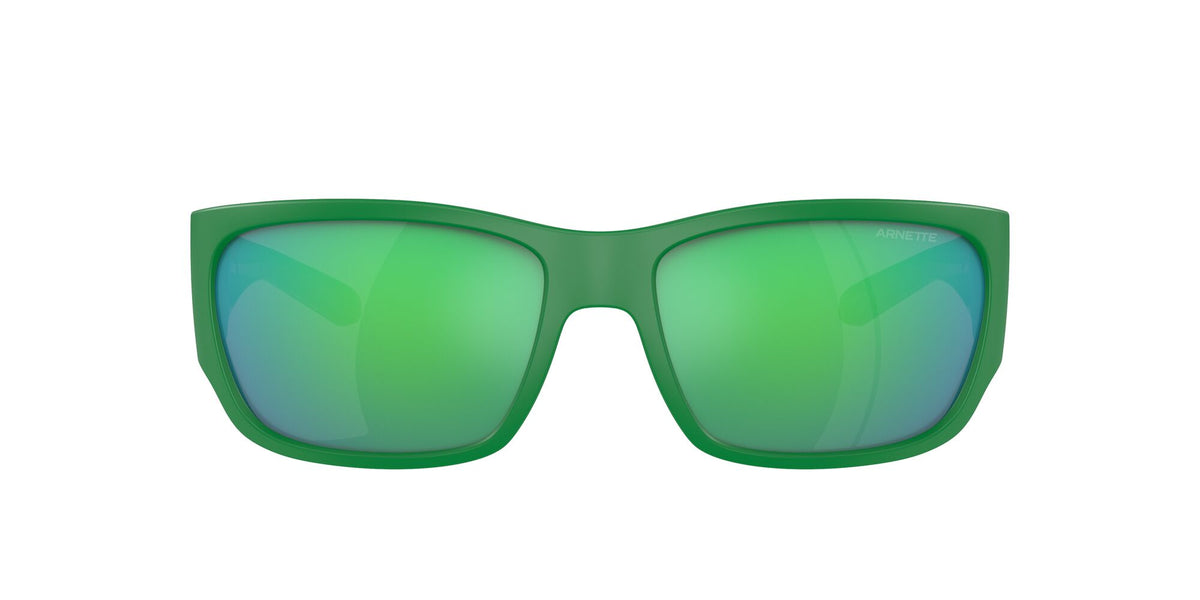 Arnette Lil' Snap 0AN4324 2878F2 61 Matte Green / Green Mirror 61 / Polycarbonate / Injected / Injected