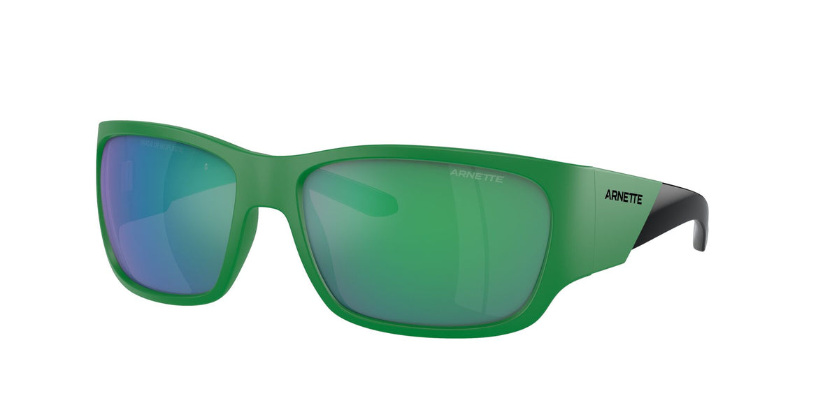 Arnette Lil' Snap 0AN4324 2878F2 61 Matte Green / Green Mirror 61 / Polycarbonate / Injected / Injected