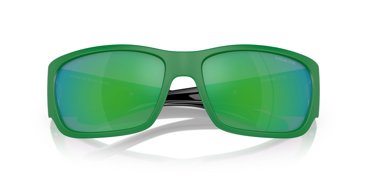Arnette Lil' Snap 0AN4324 2878F2 61 Matte Green / Green Mirror 61 / Polycarbonate / Injected / Injected