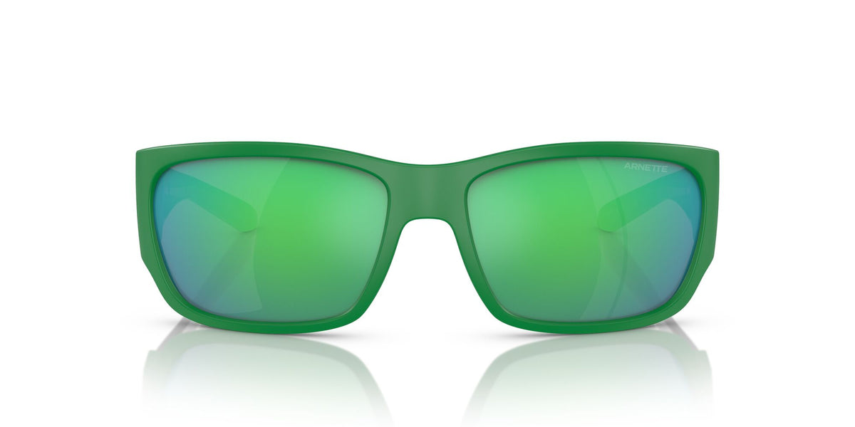 Arnette Lil' Snap 0AN4324 2878F2 61 Matte Green / Green Mirror 61 / Polycarbonate / Injected / Injected