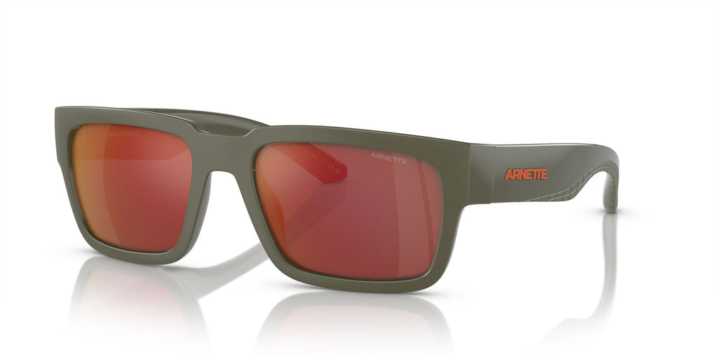 Arnette Samhty 0AN4326U 28546Q 55 Military Green / Grey Mirror Orange/Yellow 55 / Polycarbonate / Injected / Injected