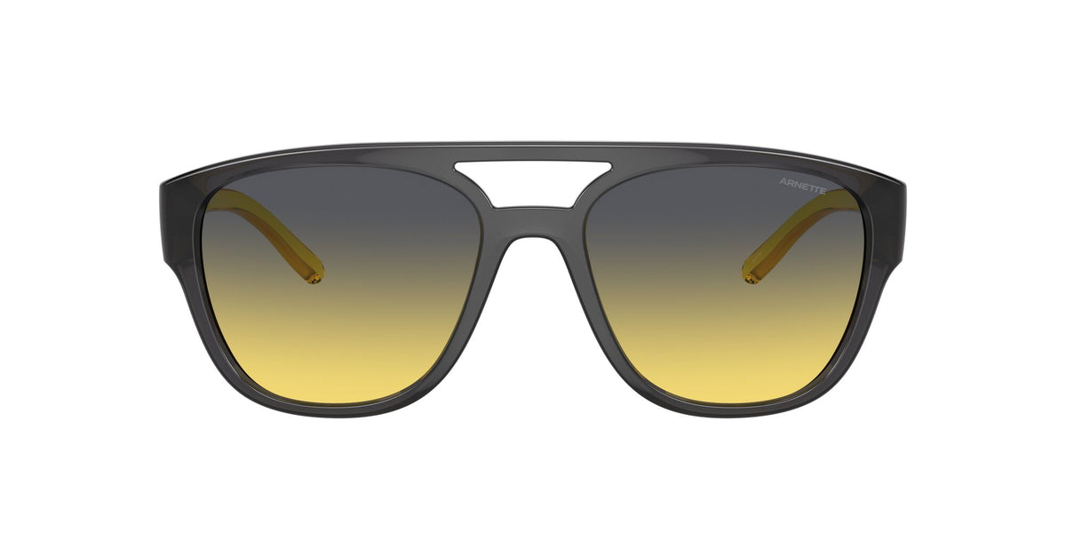 Arnette Mew2 0AN4327 27862Q 56 Transparent Grey / Yellow/Dark Grey 56 / Polycarbonate / Injected / Injected