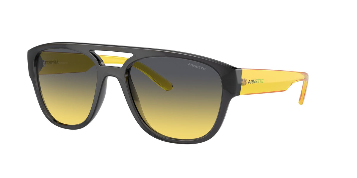 Arnette Mew2 0AN4327 27862Q 56 Transparent Grey / Yellow/Dark Grey 56 / Polycarbonate / Injected / Injected