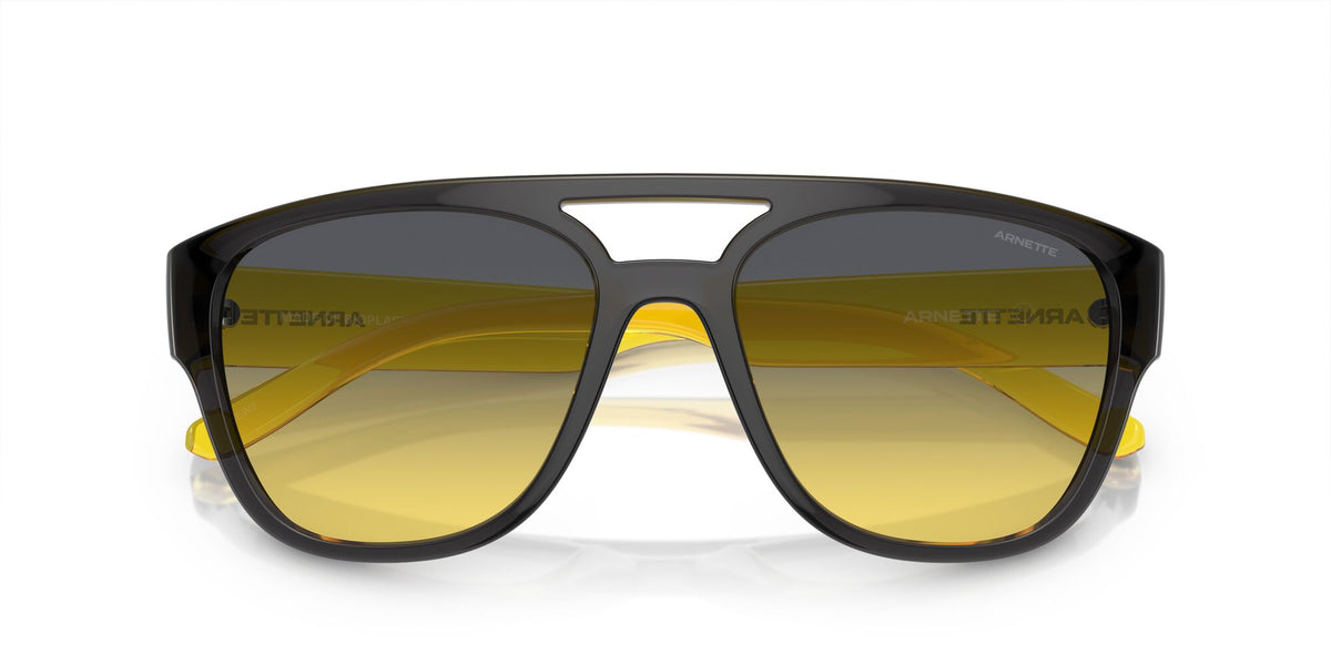 Arnette Mew2 0AN4327 27862Q 56 Transparent Grey / Yellow/Dark Grey 56 / Polycarbonate / Injected / Injected