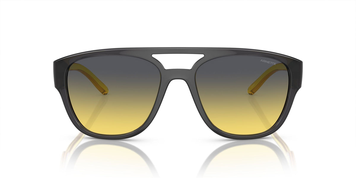 Arnette Mew2 0AN4327 27862Q 56 Transparent Grey / Yellow/Dark Grey 56 / Polycarbonate / Injected / Injected