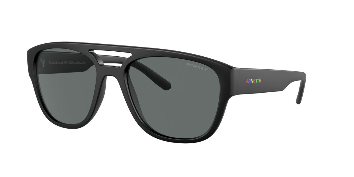 Arnette Mew2 0AN4327 290081 56 Matte Recycled Black / Polarized Grey 56 / Polycarbonate / Injected / Injected